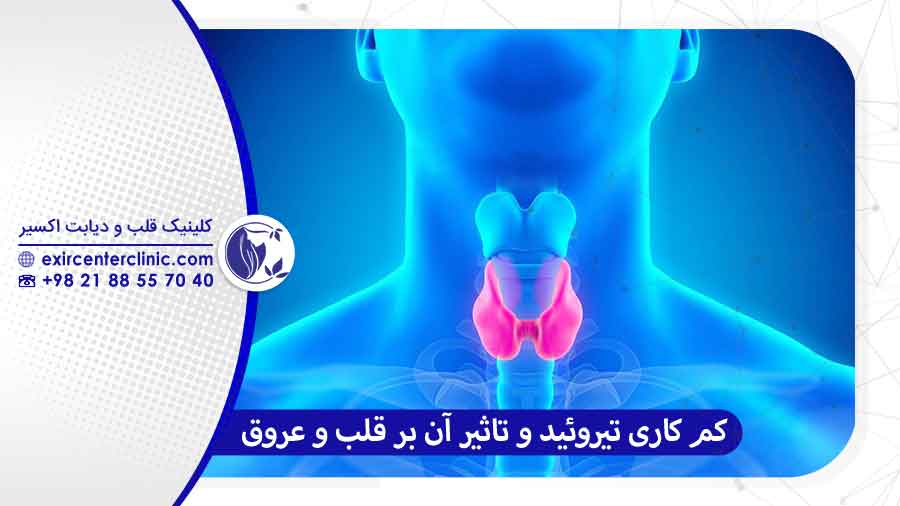 کم کاری تیروئید و تاثیر آن بر قلب و عروق