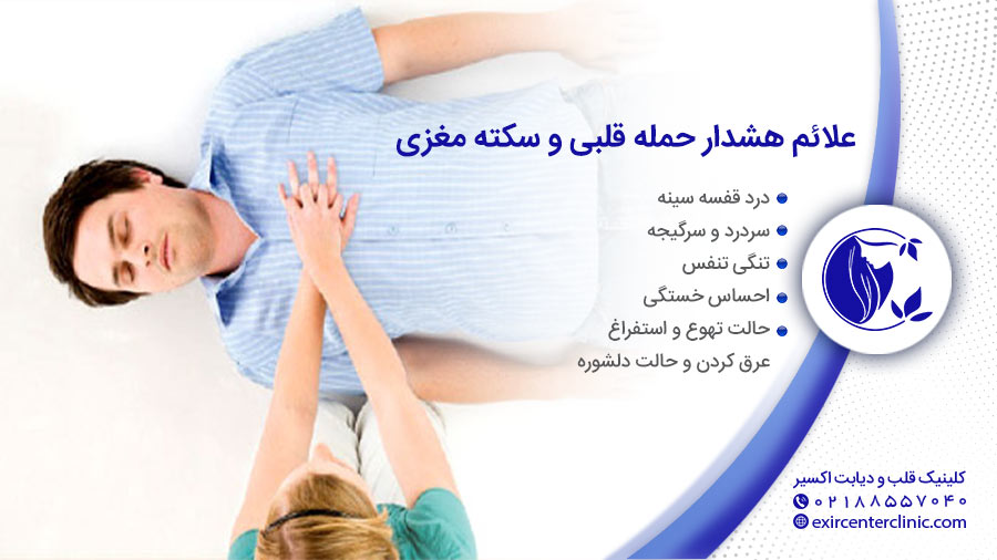 علائم هشدار دهنده حمله قلبی و سکته مغزی