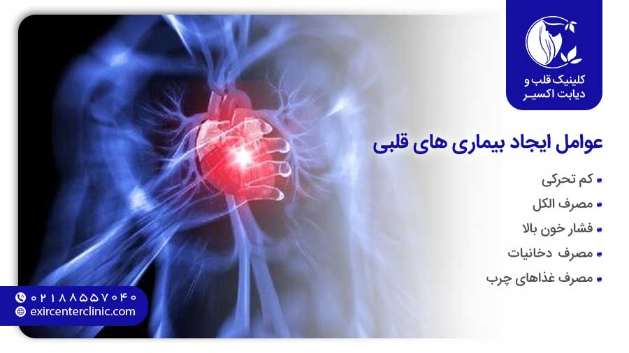 عوامل ایجاد بیماری‌های قلبی